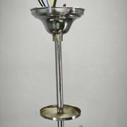 Lustre en verre Art Déco, Tchécoslovaquie, années 1930