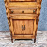 Secretary desk Louis XVI style in cherry tree circa 1950-1960