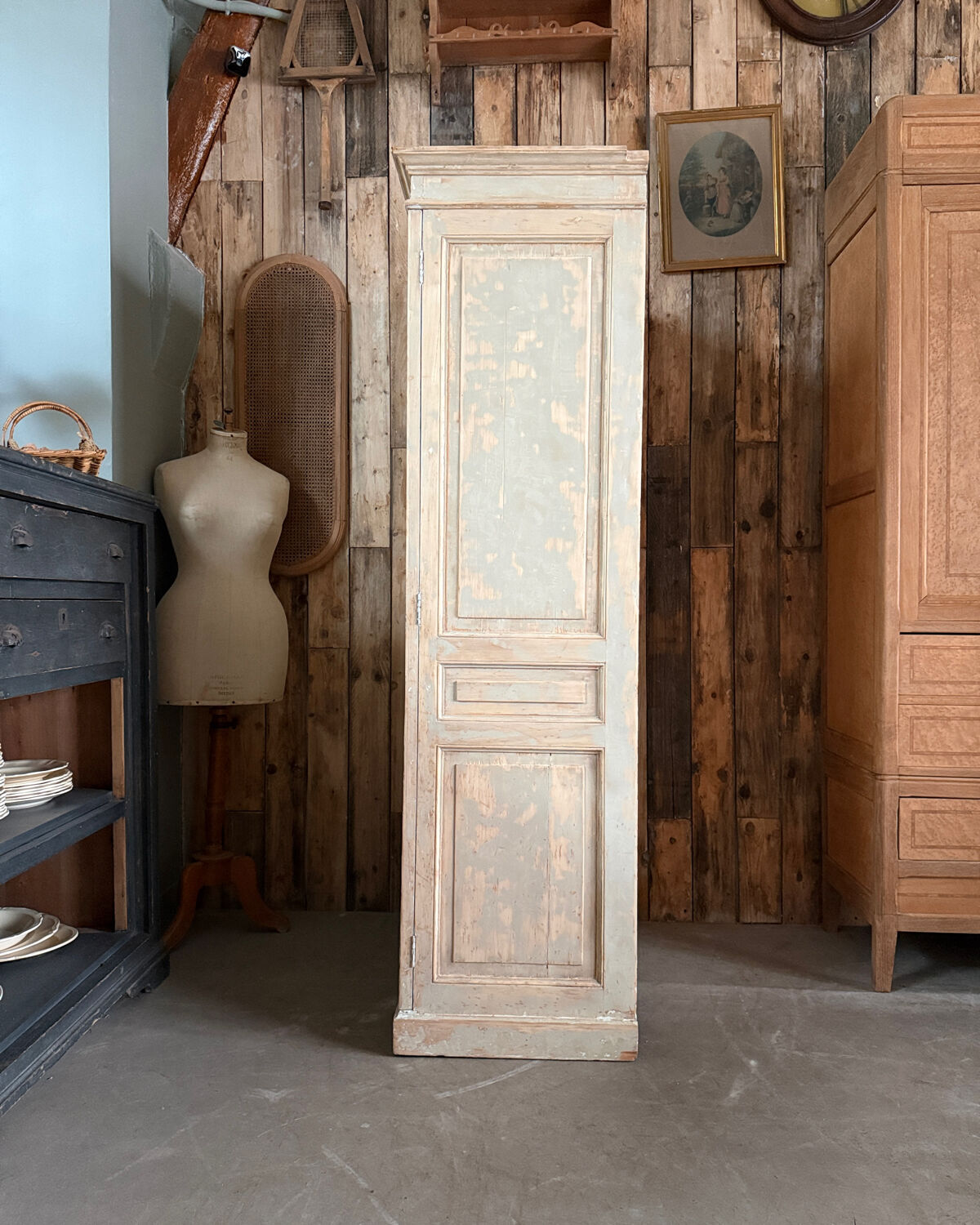 Patinated Parisian wardrobe (renovated)