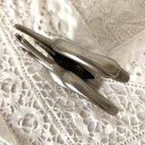 Zoomorphic letter holder, swans