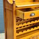 Buffet bar and wine cellar
