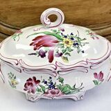 Old Lunéville oval vegetable tureen, street light model