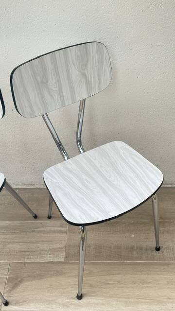 Pair of VINTAGE Formica CHAIRS