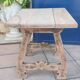 Natural wood coffee table