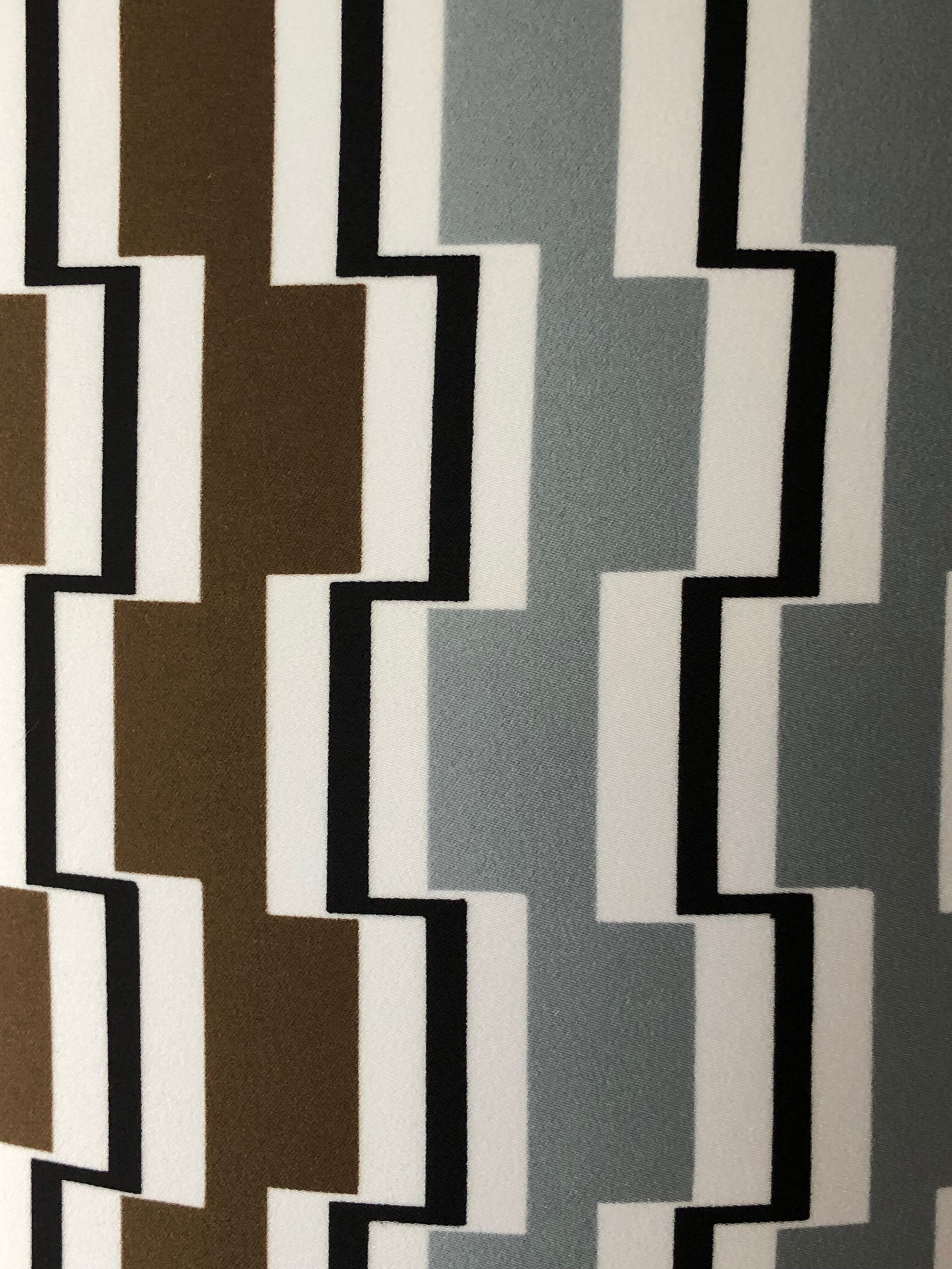 Fortress lampshade - vintage fabric