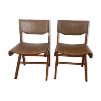 Pair of koka baumann chairs
