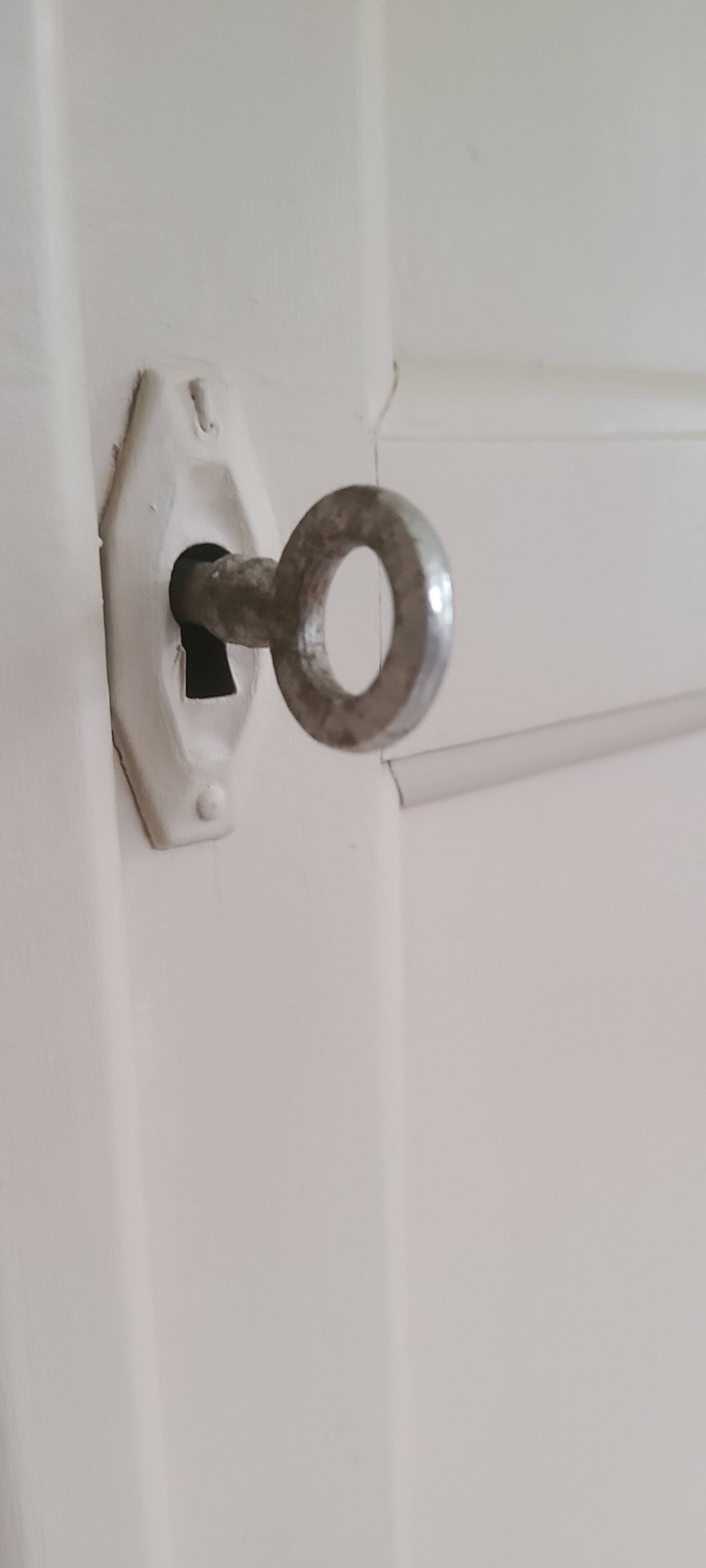 Old vintage Parisian wardrobe