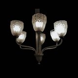 Art deco tulip chandelier by degue