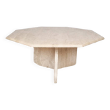 Travertine coffee table
