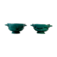 Pair of enamelled ceramic Vallauris cups