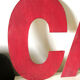 Lettres vintage en métal
