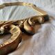 Antique carved gilded wooden mirror - 44 x 82 cm
