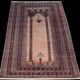 Tapis d'orient Inde Mihrab : 1,23 x 1,83 mètres en laine