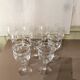 Set of 9 crystal glasses from the Napoleon III period