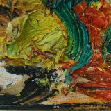 Einar persson (1918-2006), swedish abstract still life, oil on canvas, 1960s