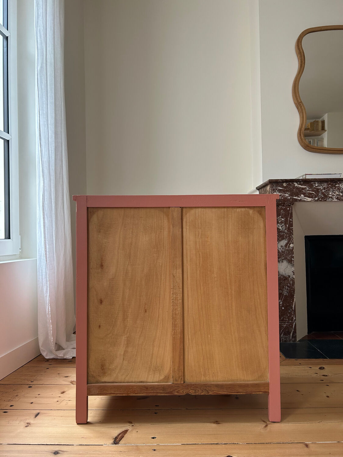 Colorful vintage dresser