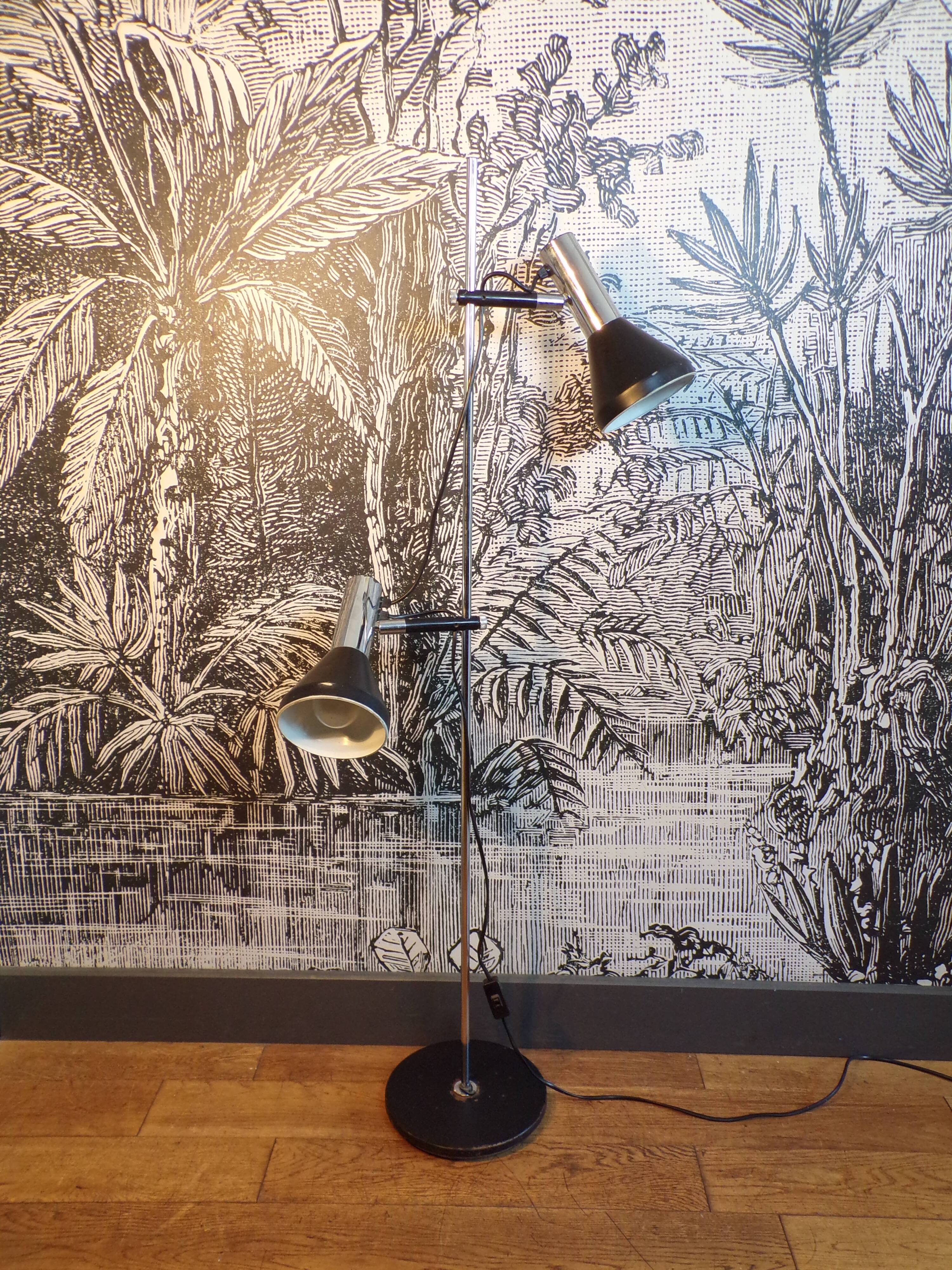 Fischer 2-light floor lamp 1970