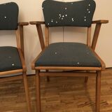 Pair of vintage Scandinavian style chairs