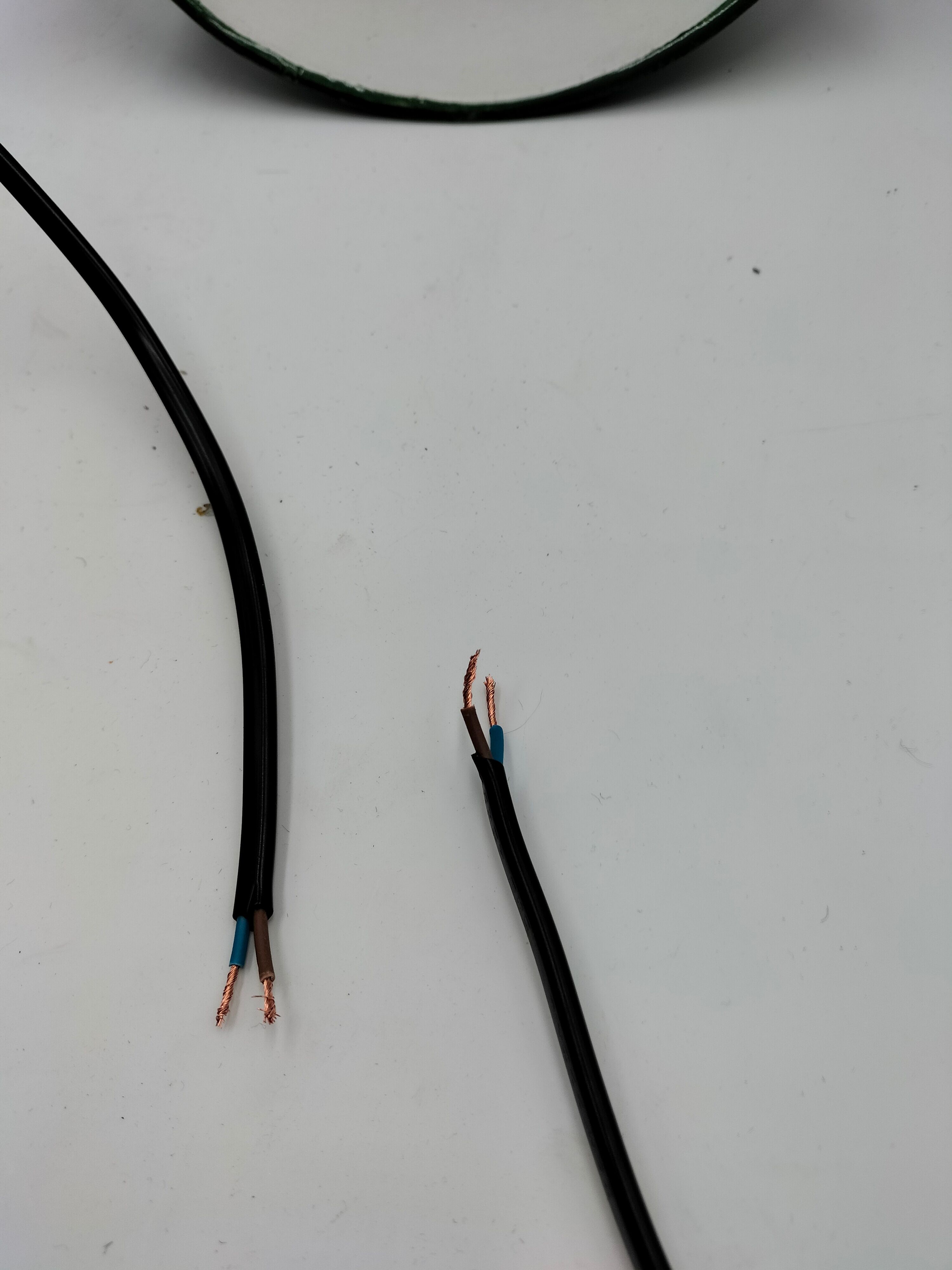 Pair of industrial hanging lamps