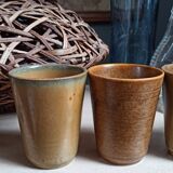 Tasses Digoin en grès