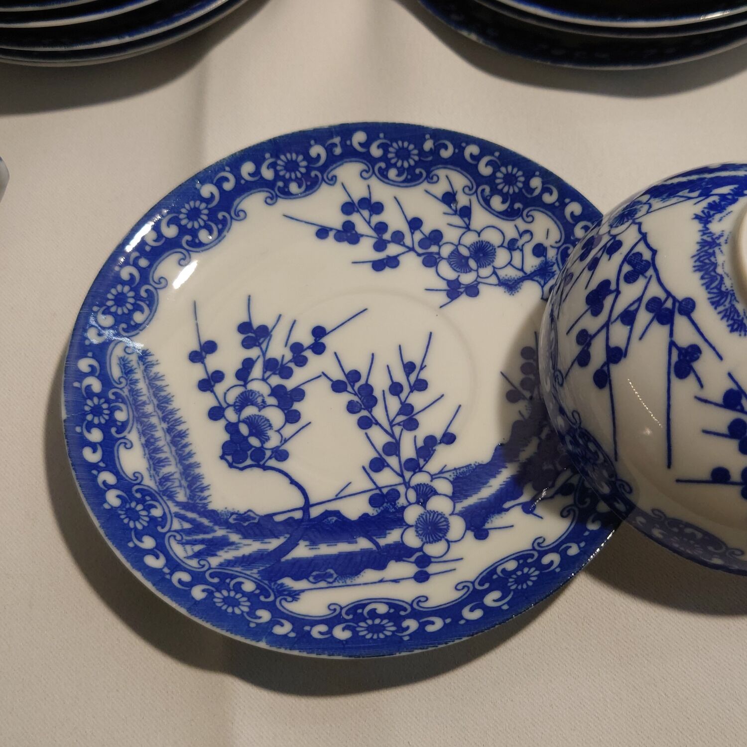 Japanese porcelain tea set
