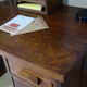 Bureau caisson d'atelier vintage en chêne