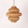 Chandelier en rotin fait main 40x40cm