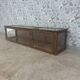 Antique shop display cabinet in oak (renovated)