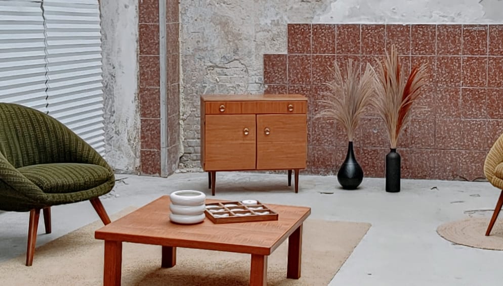 Mid century shoe cabinet | vintage - sidetable