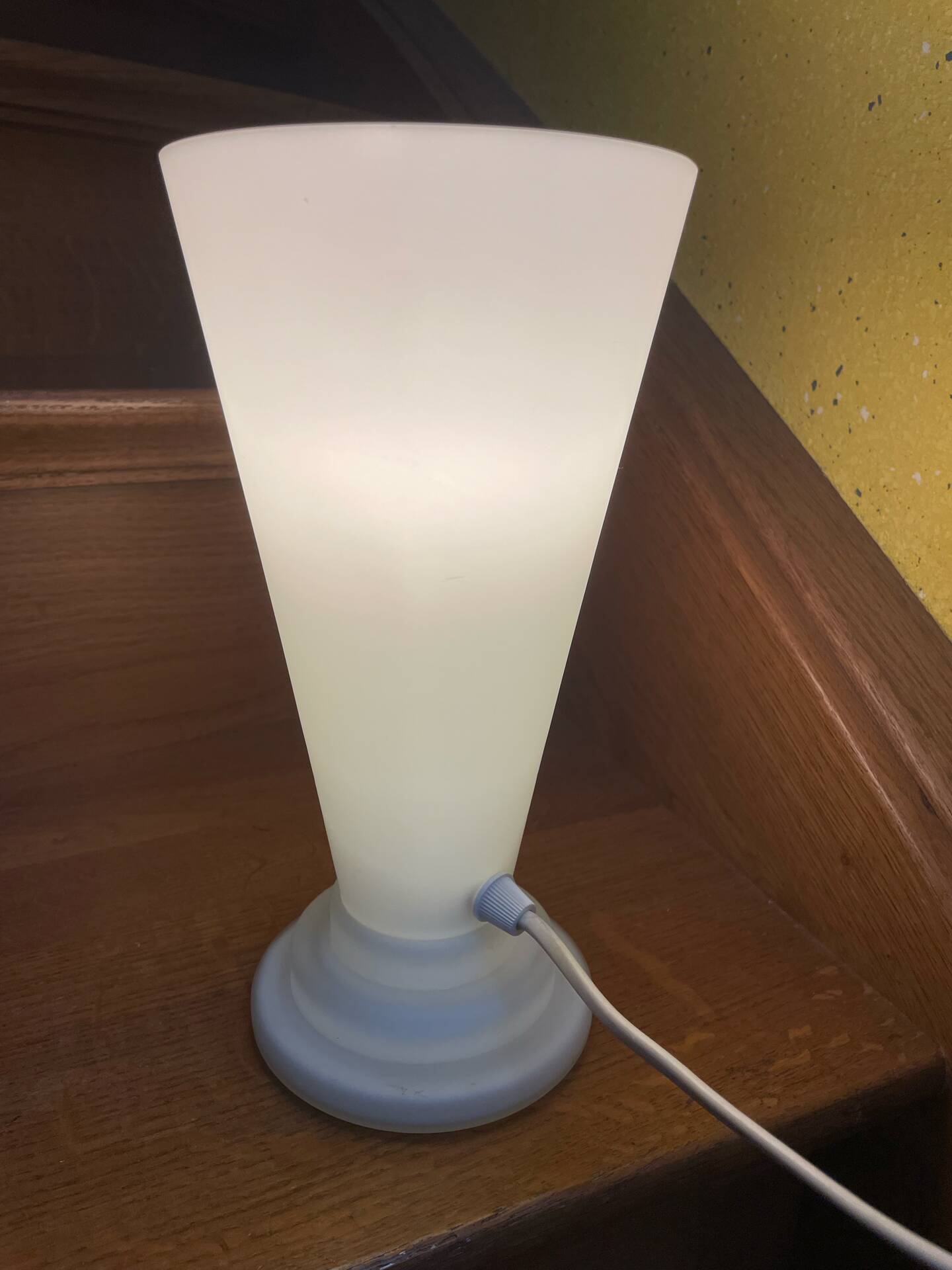 Opaline table lamp Art Deco