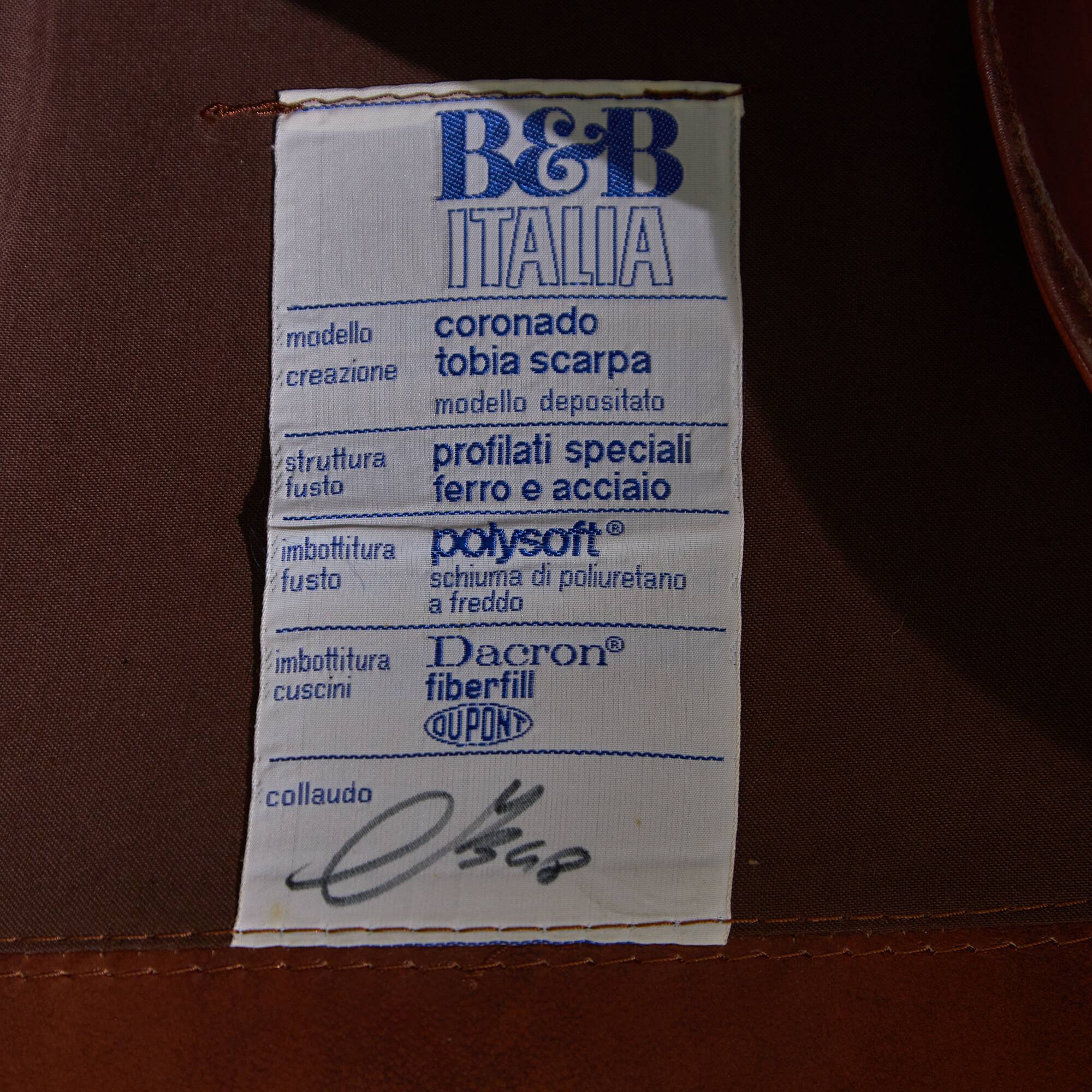 Coronado Armchair by Afra and Tobia Scarpa for B&B Italia, 1960s