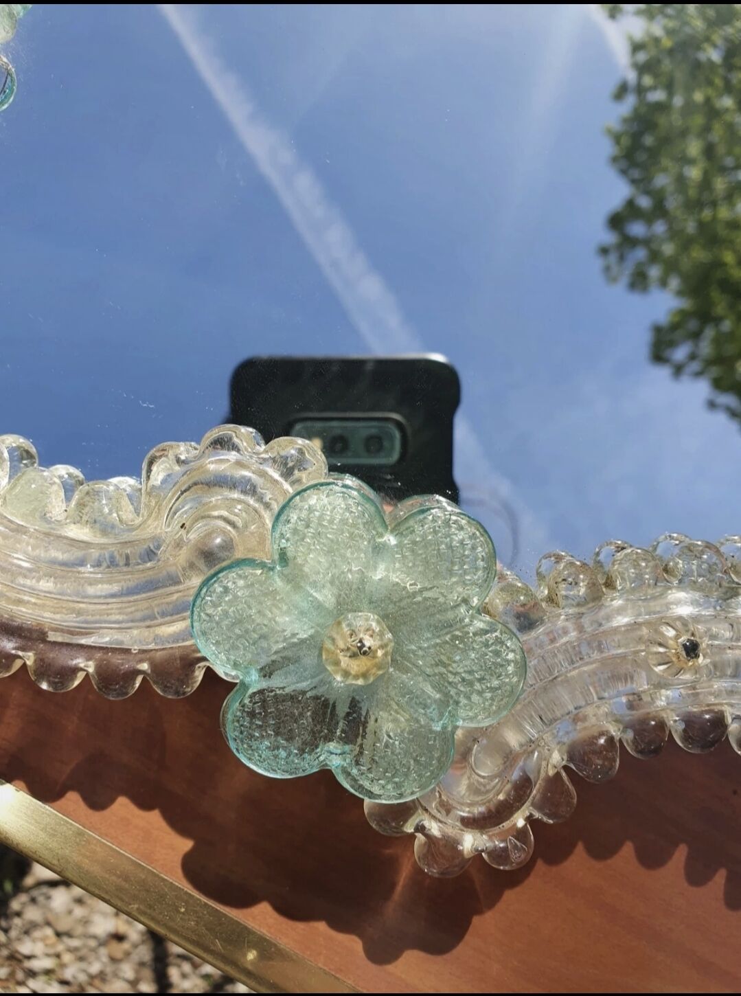 Venetian Murano glass mirror