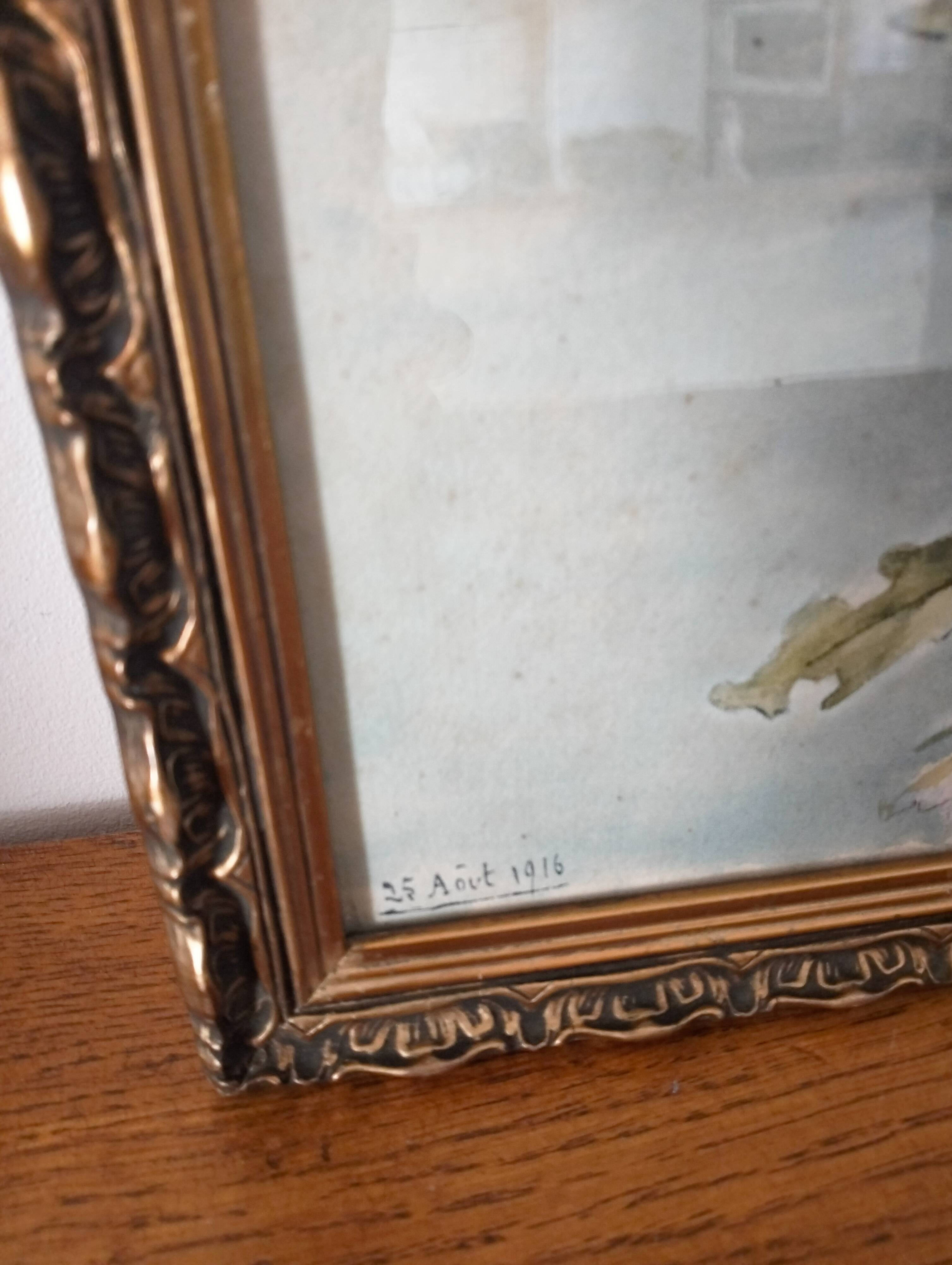 Watercolor thoughts 1916