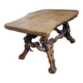 Vine foot brutality coffee table