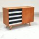 U-458 black and white sideboard by Jiri Jiroutek for Interier Praha