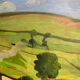 Old table landscape signed Franc Bal (1876-1960)