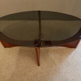 Designer coffee table Hugues Poignant 1960