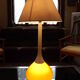 Orange 1960-70 vintage opaline drop lamp