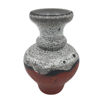 Vintage Fat Lava ceramic vase