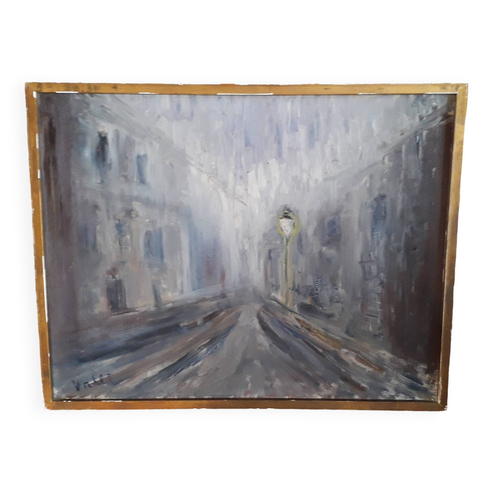 Old oil painting