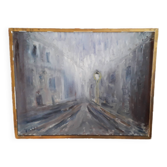 Old oil painting