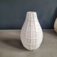 Relief porcelain vase