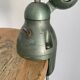 Vintage 1960s Jielde 2-arm green industrial lamp - 100 cm