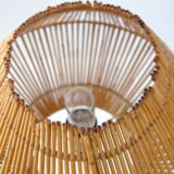Three-year rattan lamp 1950 vintage
