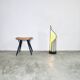 Sculptural Detrobus Table Or Floor Lamp In Curved Steel By Stilnovo, Italy 1970S