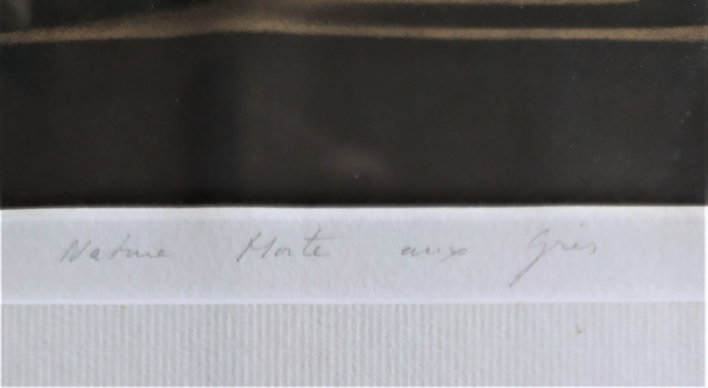 Aquatint engraving "Still Life with Sandstone"