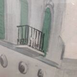 Lithography numbered 8/100 by Yves Brayer