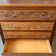 Commode vintage chene foncé