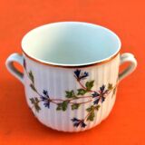 1900s Porcelain cream jug with Forget-me-not decoration