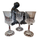 Verres en cristal début XXème